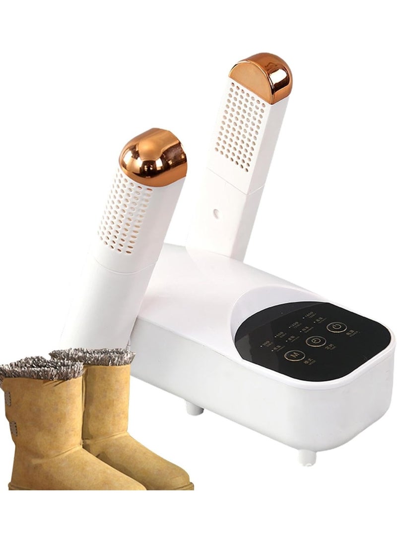Electric Shoe Dryer Machine with Intelligent Timer - 360° Constant Temperature Fast Heating Boot Warmer - Portable Foldable Deodorizer & Dehumidifier for Sneakers, Boots, Socks & Slippers - Antibacterial Odor Removal Device 220V - Image 4